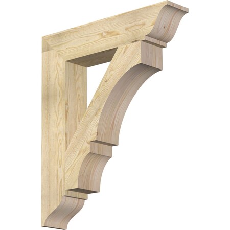 Ekena Millwork Balboa Traditional Rough Sawn Bracket, Douglas Fir, 6"W x 30"D x 36"H BKT06X30X36BOA01RDF